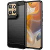 Phonesta Carbon Silicone Back Cover hoesje voor Motorola Edge 60 Neo/Edge 50 Neo / ThinkPhone 25 - Zwart