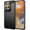 Phonesta Carbon Silicone Back Cover hoesje voor Motorola Edge 60 Neo/Edge 50 Neo / ThinkPhone 25 - Zwart