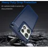 Phonesta Carbon Silicone Back Cover hoesje voor Motorola Edge 50 Pro - Blauw 3