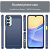 Phonesta Carbon Silicone Back Cover hoesje voor Samsung Galaxy A16 - Blauw 2