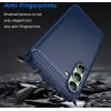 Phonesta Carbon Silicone Back Cover hoesje voor Samsung Galaxy S24 FE - Blauw 3