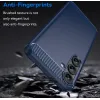 Phonesta Carbon Silicone Back Cover hoesje voor Samsung Galaxy S25 Plus/S24 Plus - Blauw 3