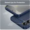 Phonesta Carbon Silicone Back Cover hoesje voor Samsung Galaxy S25 Plus/S24 Plus - Blauw 6