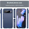 Phonesta Carbon Silicone Back Cover hoesje voor Google Pixel 10 Pro XL - Blauw 2