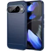 Phonesta Carbon Silicone Back Cover hoesje voor Google Pixel 10 / 10 Pro - Blauw