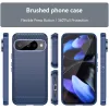 Phonesta Carbon Silicone Back Cover hoesje voor Google Pixel 10 / 10 Pro - Blauw 2