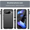 Phonesta Carbon Silicone Back Cover hoesje voor Google Pixel 10 / 10 Pro - Zwart 2