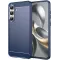 Phonesta Carbon Silicone Back Cover hoesje voor Samsung Galaxy S25 FE - Blauw