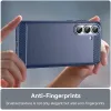 Phonesta Carbon Silicone Back Cover hoesje voor Samsung Galaxy S25 FE - Blauw 5