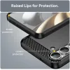 Phonesta Carbon Silicone Back Cover hoesje voor Samsung Galaxy S25 FE - Zwart 6