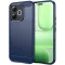 Phonesta Carbon Silicone Back Cover hoesje voor HONOR 600 Lite - Blauw