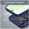 Phonesta Carbon Silicone Back Cover hoesje voor HONOR 600 Lite - Blauw 5
