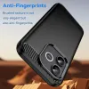 Phonesta Carbon Silicone Back Cover hoesje voor HONOR 600 Lite - Zwart 2
