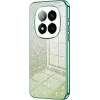 Phonesta Crystal Sparkle Silicone Back Cover hoesje voor Xiaomi Redmi Note 14 Pro Plus - Groen