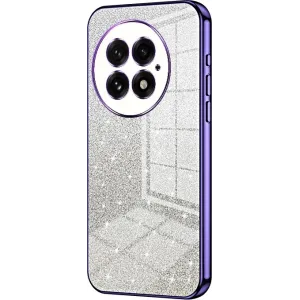 Phonesta Crystal Sparkle Silicone Back Cover hoesje voor OnePlus 13 - Paars