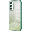 Phonesta Crystal Sparkle Silicone Back Cover hoesje voor Samsung Galaxy A16 - Groen