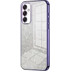 Phonesta Crystal Sparkle Silicone Back Cover hoesje voor Samsung Galaxy A16 - Paars