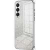 Phonesta Crystal Sparkle Silicone Back Cover hoesje voor Samsung Galaxy A26 - Zilver