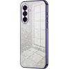 Phonesta Crystal Sparkle Silicone Back Cover hoesje voor Samsung Galaxy A36 - Paars