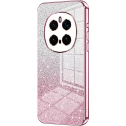 Phonesta Crystal Sparkle Silicone Back Cover hoesje voor HONOR Magic7 Pro - Roze