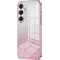 Phonesta Crystal Sparkle Silicone Back Cover hoesje voor Samsung Galaxy S25 Plus - Roze