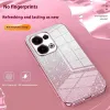 Phonesta Crystal Sparkle Silicone Back Cover hoesje voor Oppo Reno13 - Groen 5