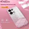 Phonesta Crystal Sparkle Silicone Back Cover hoesje voor Oppo Reno13 Pro - Goud 5
