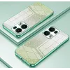 Phonesta Crystal Sparkle Silicone Back Cover hoesje voor Oppo Reno13 Pro - Groen 2