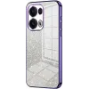 Phonesta Crystal Sparkle Silicone Back Cover hoesje voor Oppo Reno13 Pro - Paars