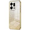 Phonesta Crystal Sparkle Silicone Back Cover hoesje voor Oppo Find X9 - Goud