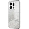 Phonesta Crystal Sparkle Silicone Back Cover hoesje voor Oppo Find X9 - Zilver