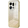 Phonesta Crystal Sparkle Silicone Back Cover hoesje voor Oppo Find X9 Pro - Goud