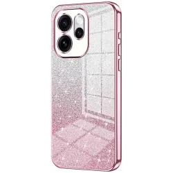 Phonesta Crystal Sparkle Silicone Back Cover hoesje voor Oppo Reno15 - Roze