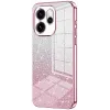 Phonesta Crystal Sparkle Silicone Back Cover hoesje voor Oppo Reno15 Pro - Roze