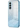Phonesta Crystal Sparkle Silicone Back Cover hoesje voor Samsung Galaxy A37 - Blauw