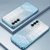 Phonesta Crystal Sparkle Silicone Back Cover hoesje voor Samsung Galaxy A37 - Blauw 2
