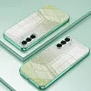 Phonesta Crystal Sparkle Silicone Back Cover hoesje voor Samsung Galaxy A37 - Groen 2