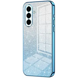 Phonesta Crystal Sparkle Silicone Back Cover hoesje voor Samsung Galaxy A57 - Blauw