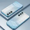 Phonesta Crystal Sparkle Silicone Back Cover hoesje voor Samsung Galaxy S25 FE - Blauw 2