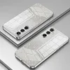 Phonesta Crystal Sparkle Silicone Back Cover hoesje voor Samsung Galaxy S25 FE - Zilver 2