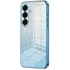 Phonesta Crystal Sparkle Silicone Back Cover hoesje voor Samsung Galaxy S26 - Blauw