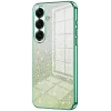 Phonesta Crystal Sparkle Silicone Back Cover hoesje voor Samsung Galaxy S26 - Groen