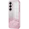 Phonesta Crystal Sparkle Silicone Back Cover hoesje voor Samsung Galaxy S26 - Roze