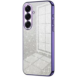 Phonesta Crystal Sparkle Silicone Back Cover hoesje voor Samsung Galaxy S26 Plus - Paars