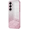 Phonesta Crystal Sparkle Silicone Back Cover hoesje voor Samsung Galaxy S26 Plus - Roze