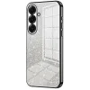 Phonesta Crystal Sparkle Silicone Back Cover hoesje voor Samsung Galaxy S26 Plus - Zwart