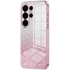 Phonesta Crystal Sparkle Silicone Back Cover hoesje voor Samsung Galaxy S26 Ultra - Roze