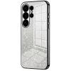 Phonesta Crystal Sparkle Silicone Back Cover hoesje voor Samsung Galaxy S26 Ultra - Zwart