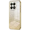 Phonesta Crystal Sparkle Silicone Back Cover hoesje voor Xiaomi 15T - Goud