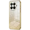 Phonesta Crystal Sparkle Silicone Back Cover hoesje voor Xiaomi 15T Pro - Goud